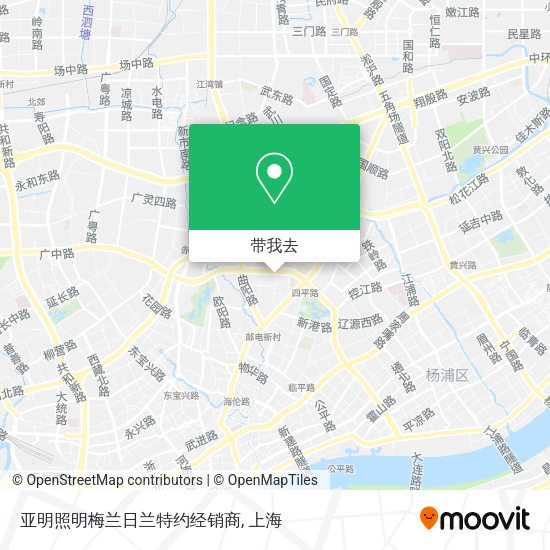 亚明照明梅兰日兰特约经销商地图