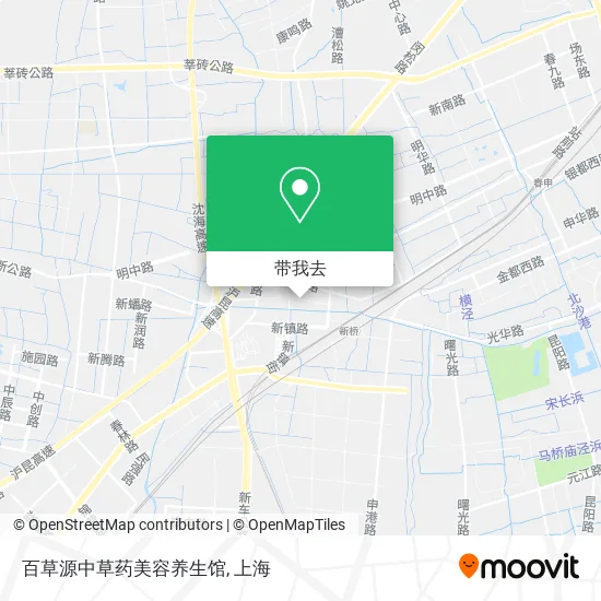 百草源中草药美容养生馆地图