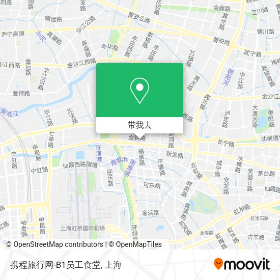 携程旅行网-B1员工食堂地图