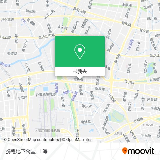 携程地下食堂地图
