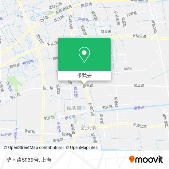 沪南路5939号地图