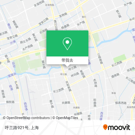 呼兰路921号地图
