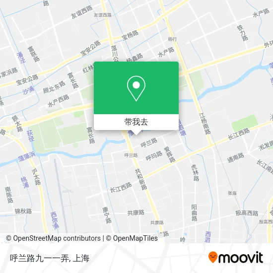 呼兰路九一一弄地图