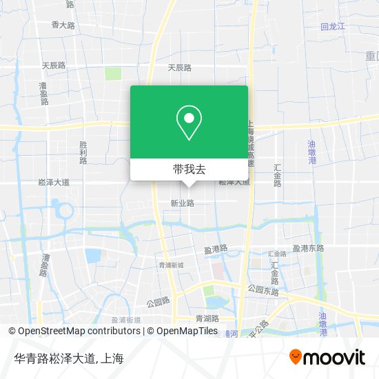 华青路崧泽大道地图