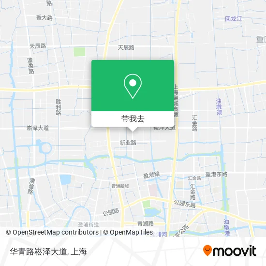 华青路崧泽大道地图