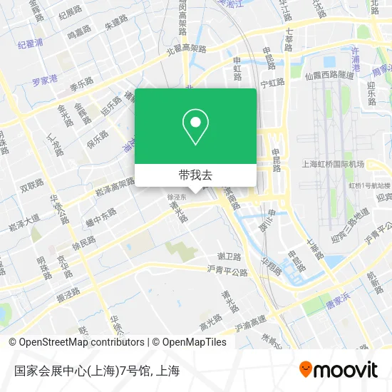 国家会展中心(上海)7号馆地图