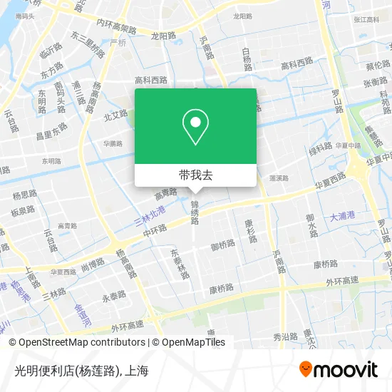 光明便利店(杨莲路)地图