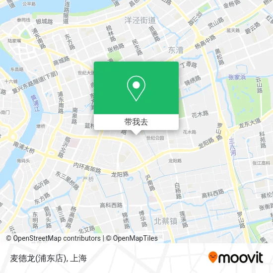 麦德龙(浦东店)地图