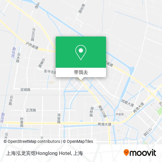 上海泓龙宾馆Honglong Hotel地图