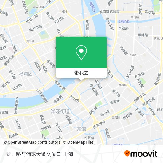 龙居路与浦东大道交叉口地图