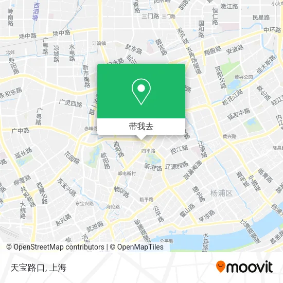 天宝路口地图