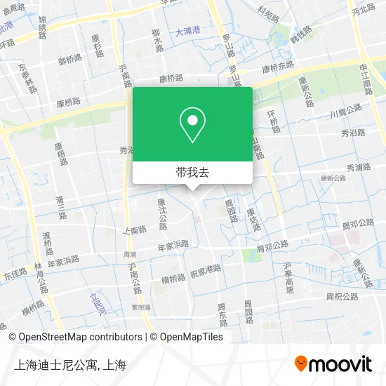 上海迪士尼公寓地图
