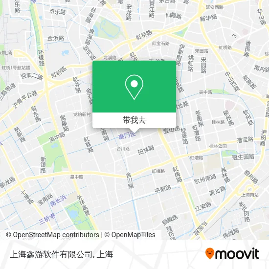 上海鑫游软件有限公司地图