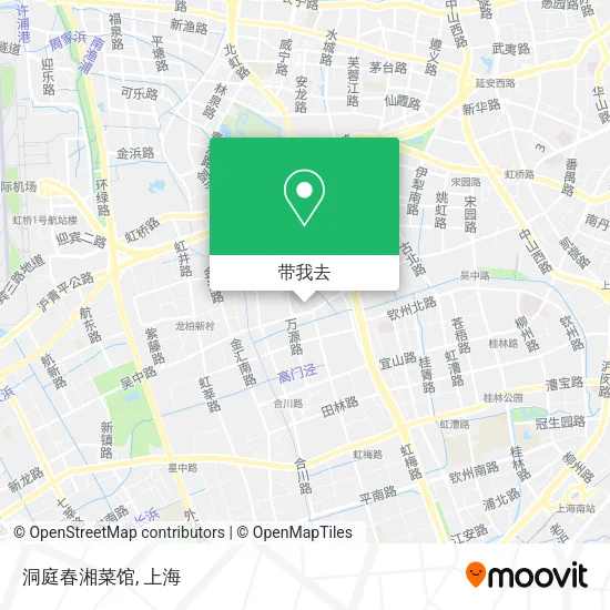 洞庭春湘菜馆地图