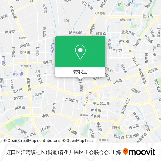 虹口区江湾镇社区(街道)春生居民区工会联合会地图