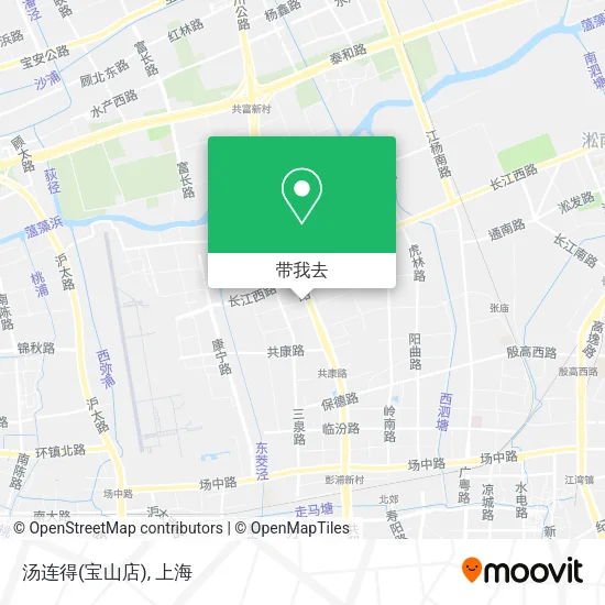 汤连得(宝山店)地图