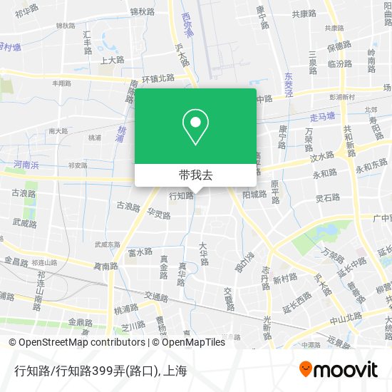 行知路/行知路399弄(路口)地图