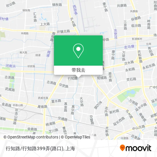 行知路/行知路399弄(路口)地图