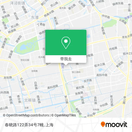 春晓路122弄34号7幢地图