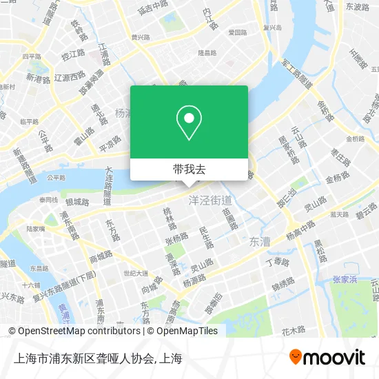 上海市浦东新区聋哑人协会地图