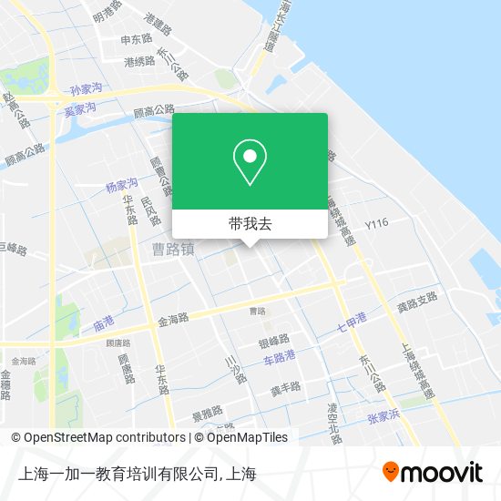 上海一加一教育培训有限公司地图