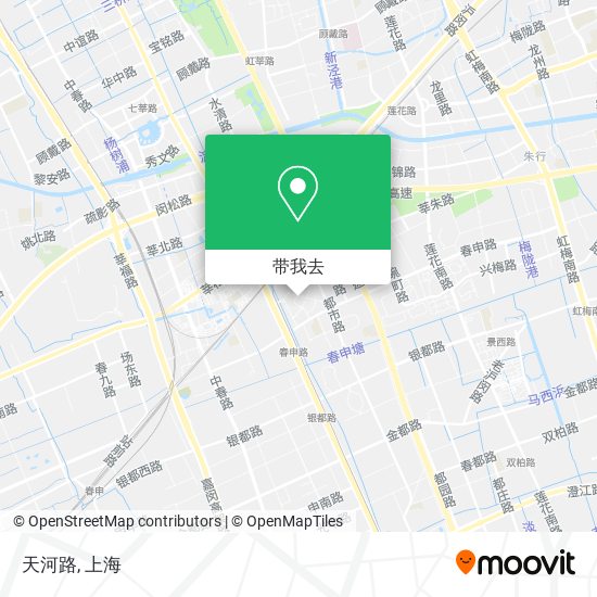 天河路地图
