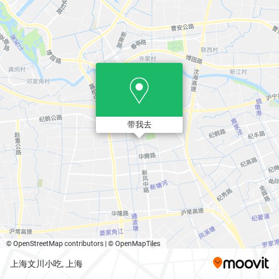上海文川小吃地图