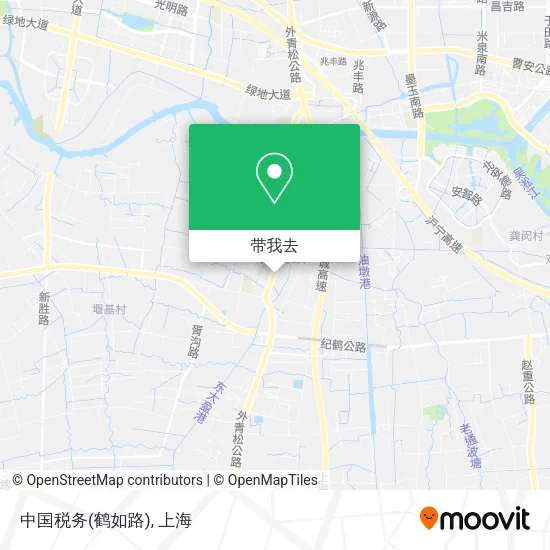 中国税务(鹤如路)地图