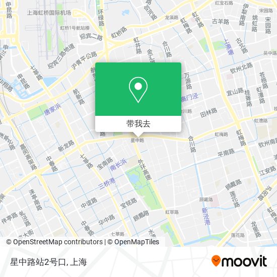 星中路站2号口地图