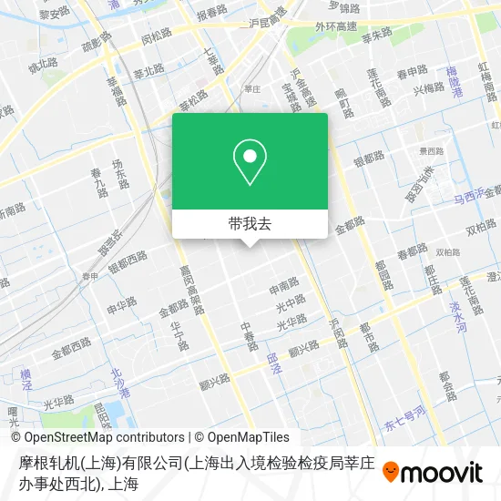 摩根轧机(上海)有限公司(上海出入境检验检疫局莘庄办事处西北)地图