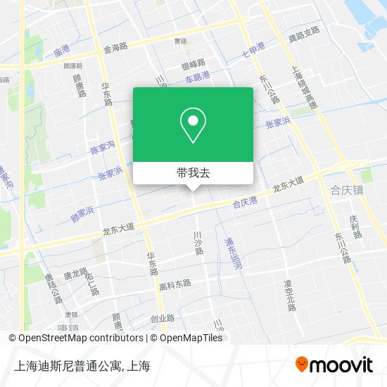 上海迪斯尼普通公寓地图