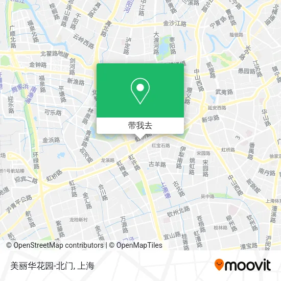 美丽华花园-北门地图