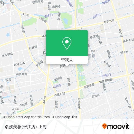 名媛美妆(张江店)地图