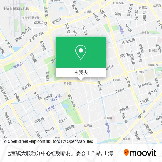 七宝镇大联动分中心红明新村居委会工作站地图