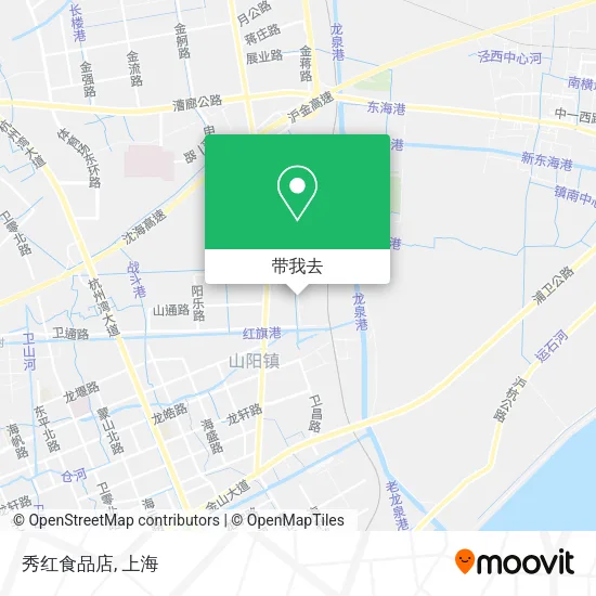 秀红食品店地图
