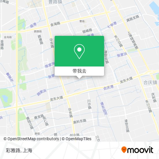 彩雅路地图
