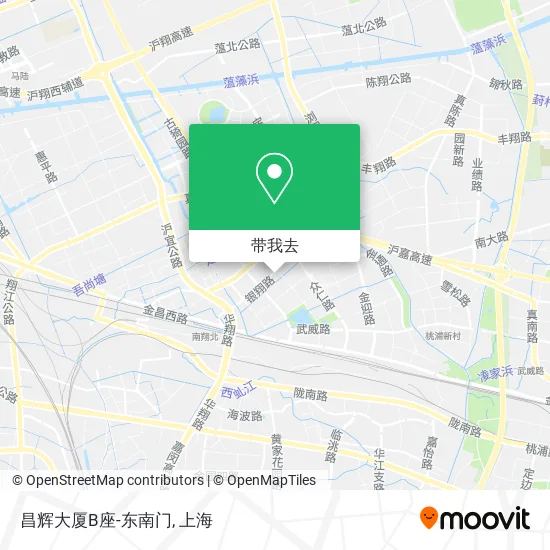 昌辉大厦B座-东南门地图