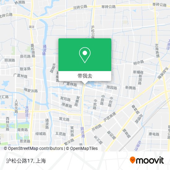 沪松公路17地图