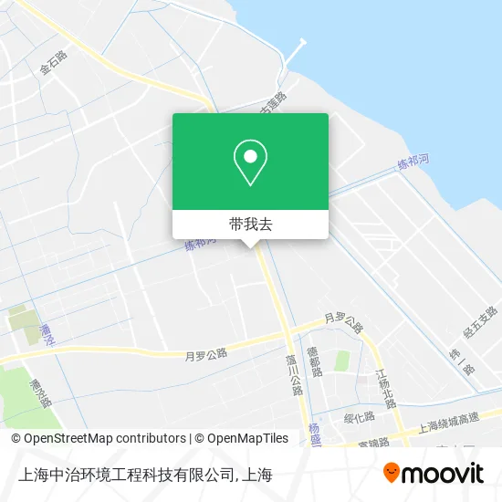 上海中治环境工程科技有限公司地图