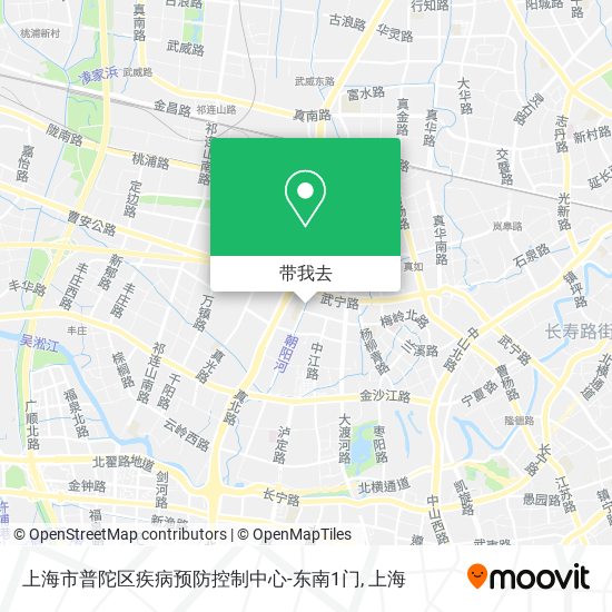 上海市普陀区疾病预防控制中心-东南1门地图