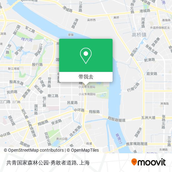 共青国家森林公园-勇敢者道路地图