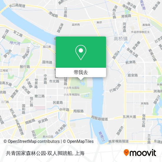 共青国家森林公园-双人脚踏船地图