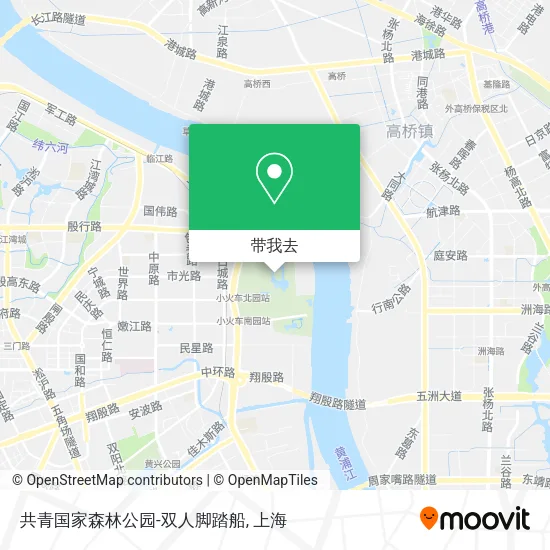 共青国家森林公园-双人脚踏船地图