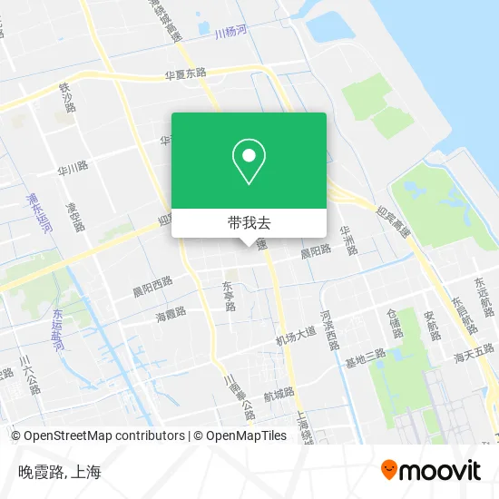 晚霞路地图