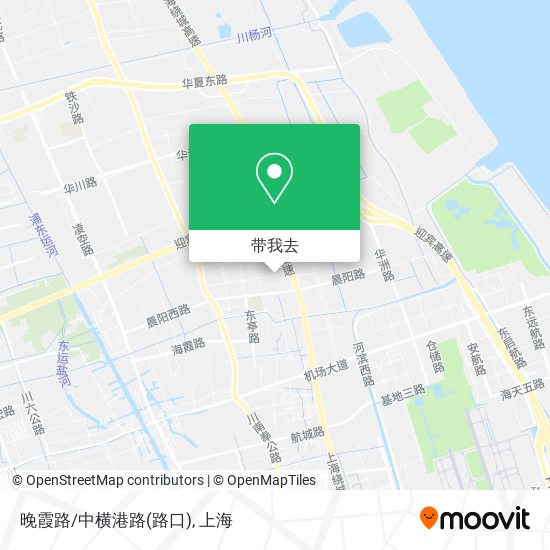 晚霞路/中横港路(路口)地图