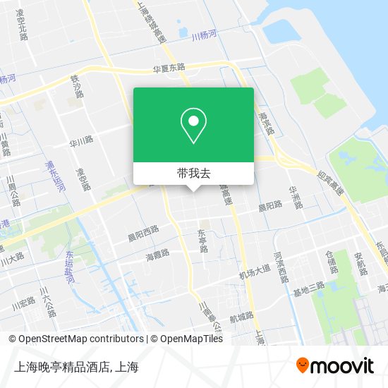 上海晚亭精品酒店地图