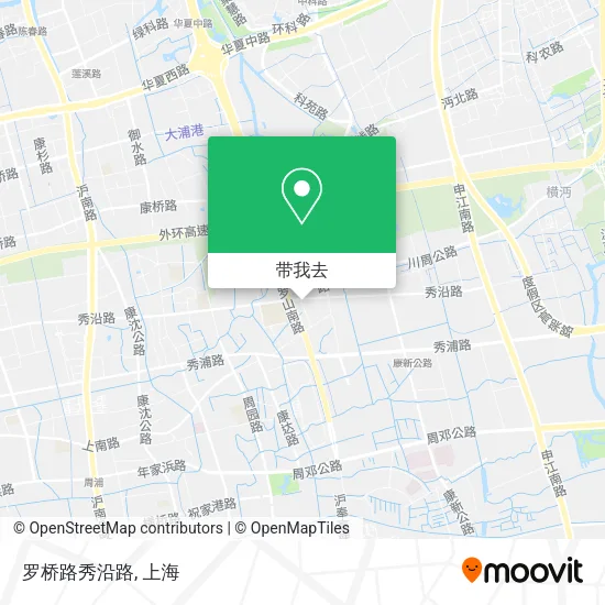 罗桥路秀沿路地图