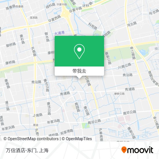 万信酒店-东门地图