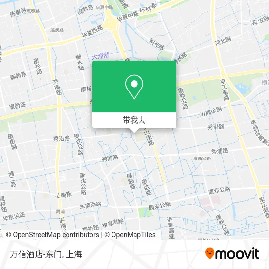 万信酒店-东门地图