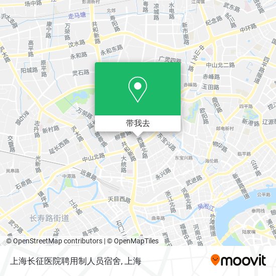 上海长征医院聘用制人员宿舍地图